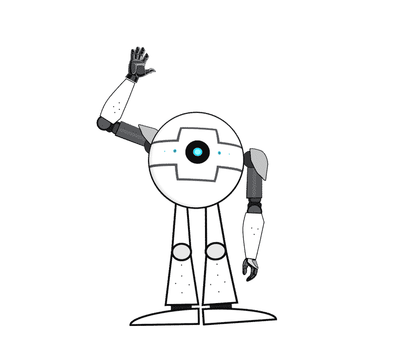 IP Bot waving hello